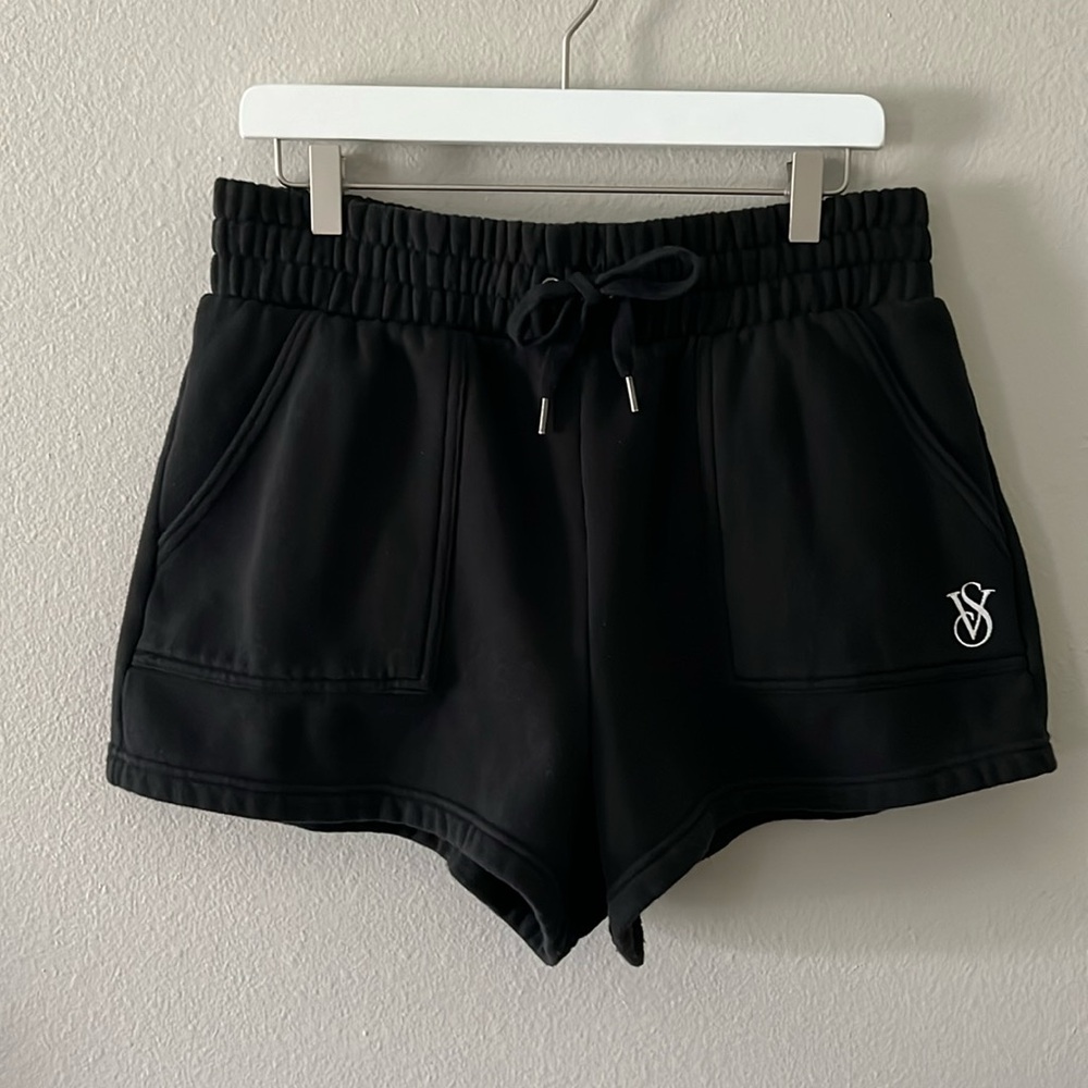VS Cotton High-Rise Fleece Shorts size L